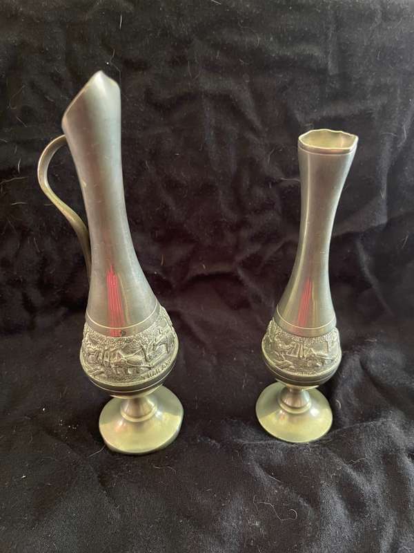 Vases rose buds set Thailand