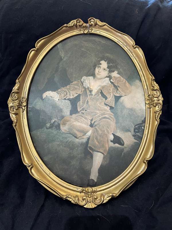 Frame brass/satin Italy large