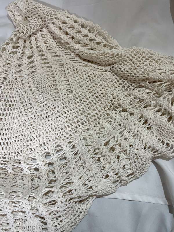 Tablecloth crochet round(A)