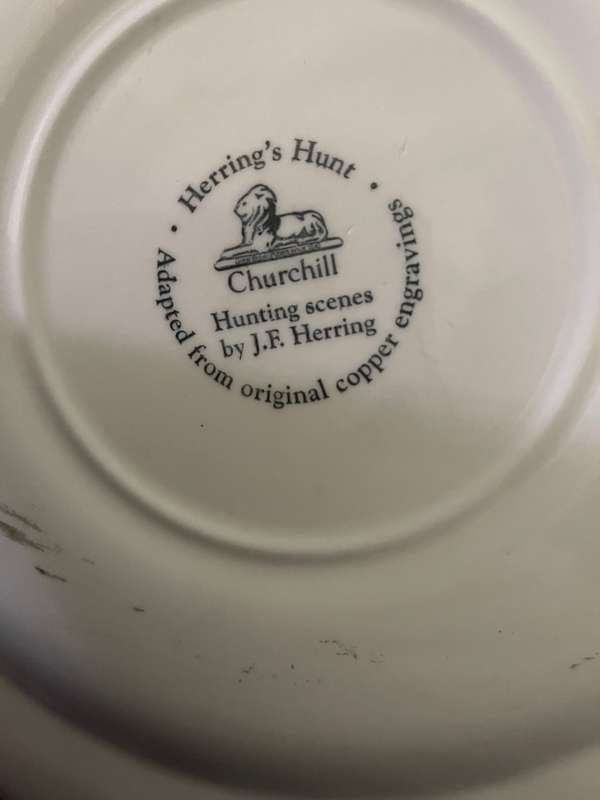 Plate display Churchill The Find