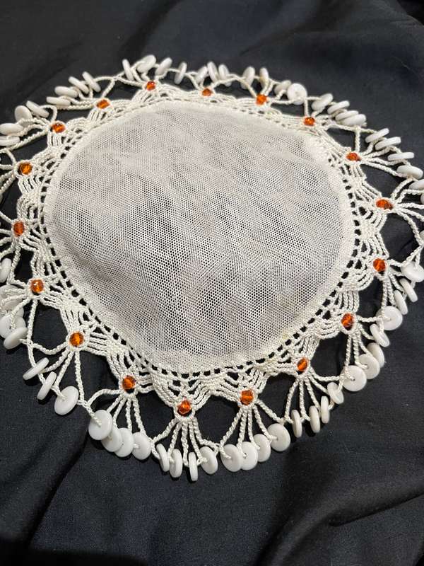 Doilie beaded