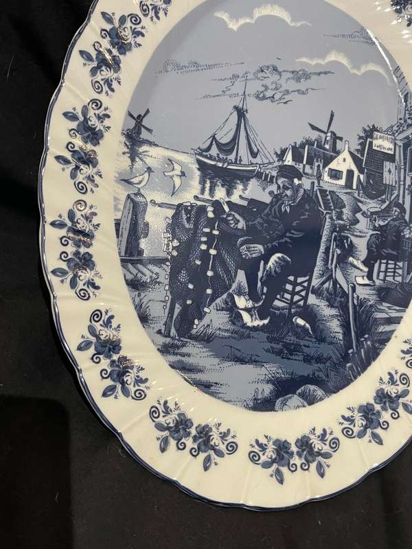 Plate Delft plate large