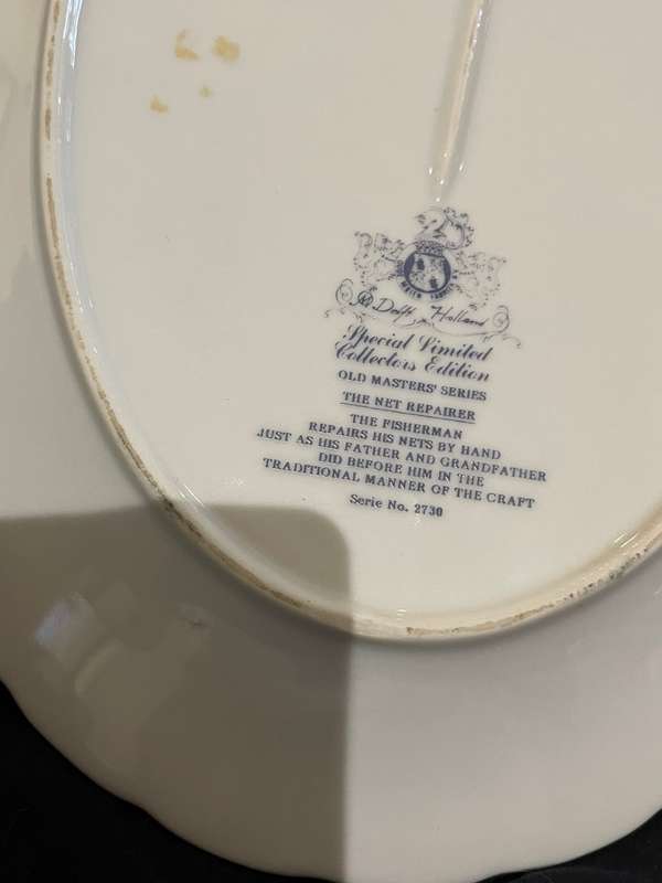 Plate Delft plate large