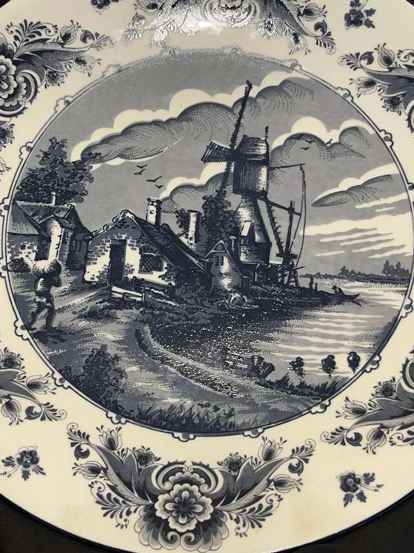 Plate Delft plate large(K)