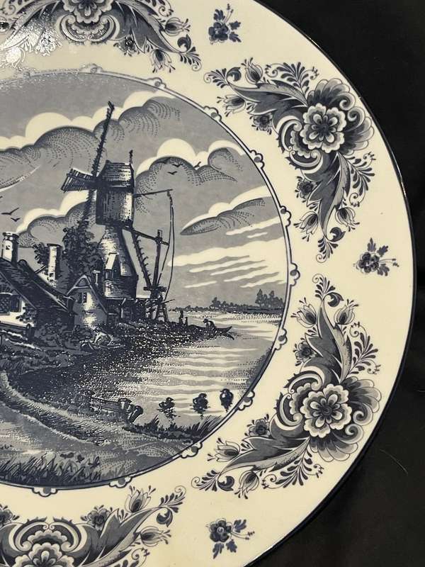 Plate Delft plate large(K)