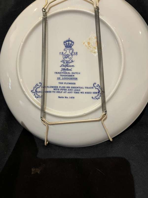 Plate Delft De Loodgieter Special Ltd edition(B)