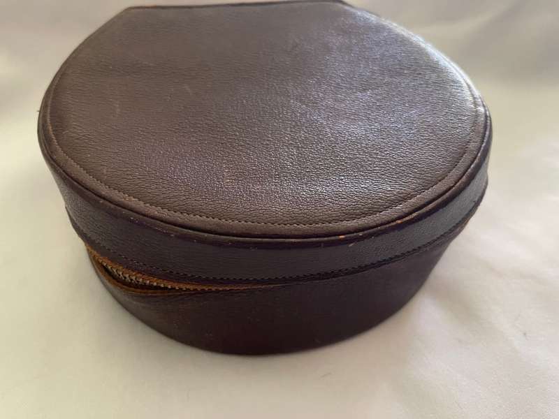 Collar holder with starched collars antique