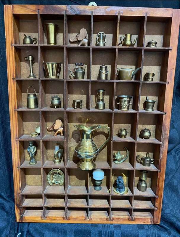 Printers tray brass/copper miniatures