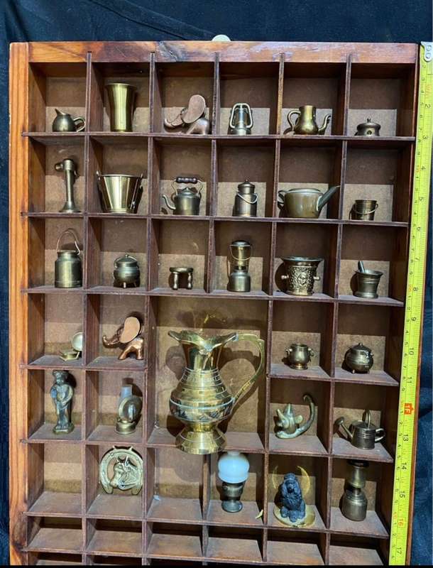 Printers tray brass/copper miniatures