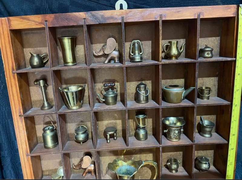 Printers tray brass/copper miniatures