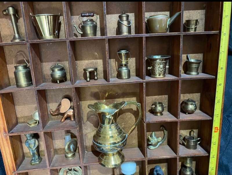 Printers tray brass/copper miniatures