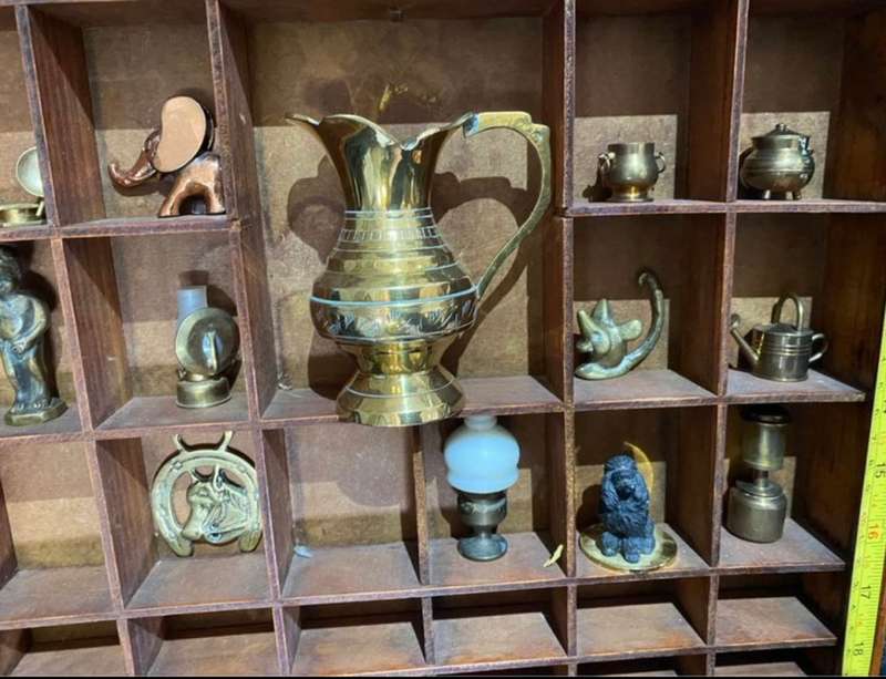 Printers tray brass/copper miniatures