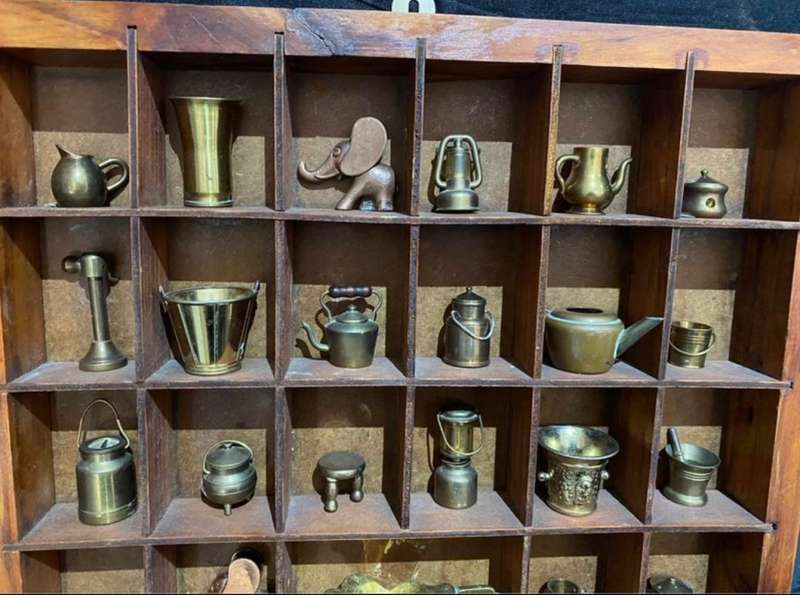 Printers tray brass/copper miniatures