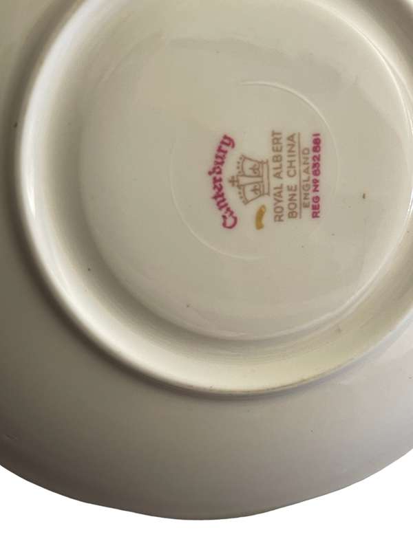 Saucers Royal Albert Canterbury each