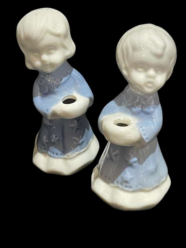 Ornaments candle holders angels set