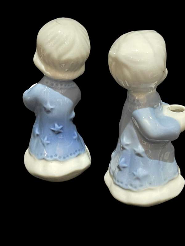 Ornaments candle holders angels set