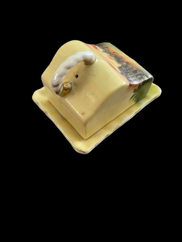 Ornament cheese dish miniature