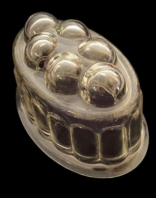 Jelly mould glass vintage
