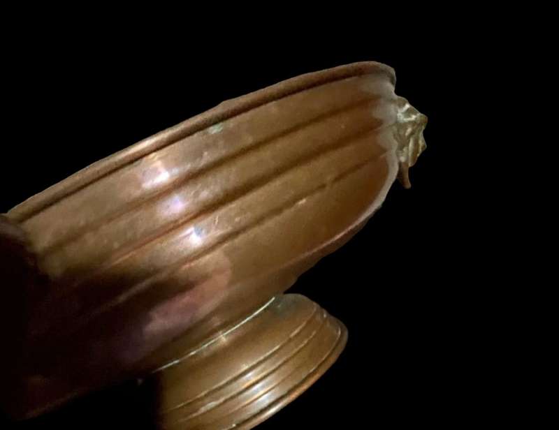 Bowl copper large antique