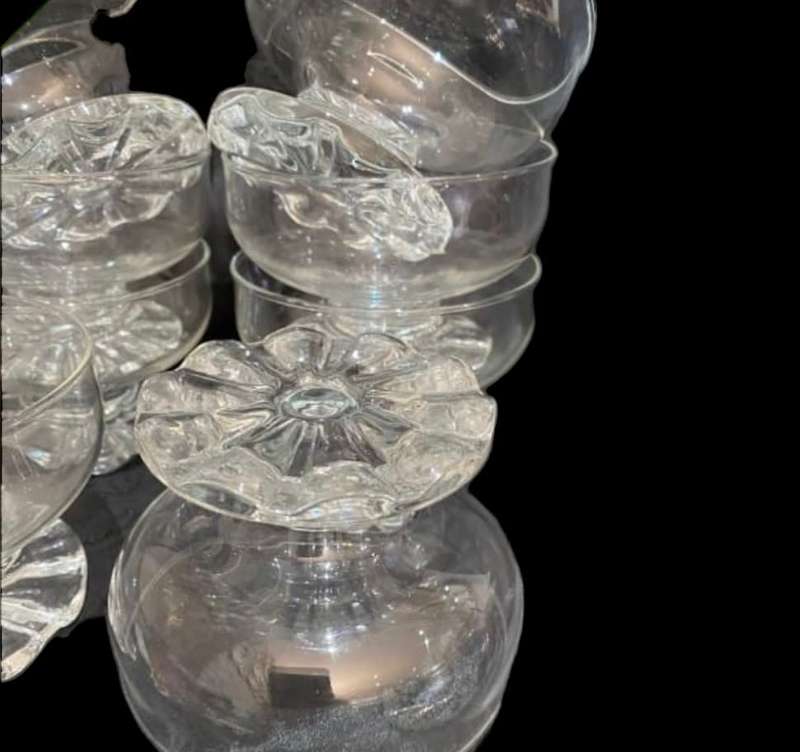 Dessert bowls crystal