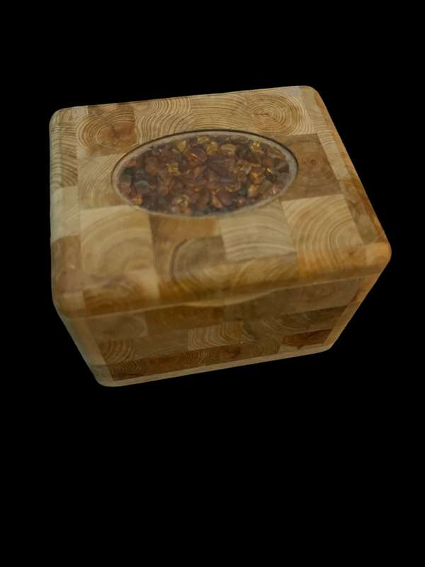 Trinket holder wood small