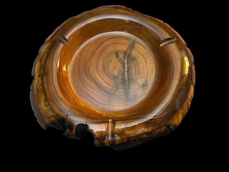 Ashtray Olive wood large