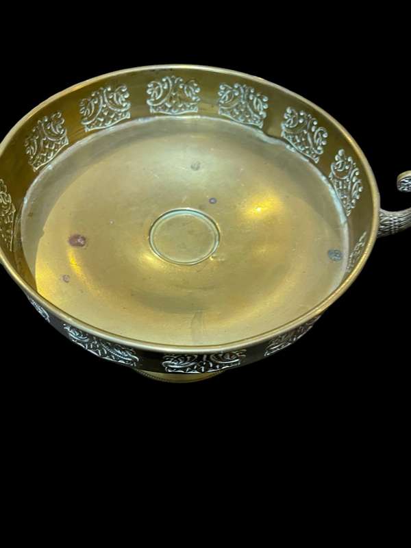 Bowl Brass pedestal