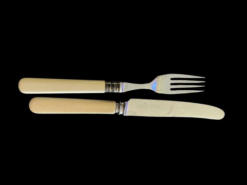 Forks/knives bone handled