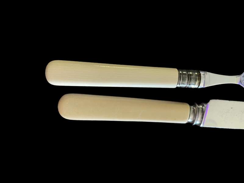 Forks/knives bone handled