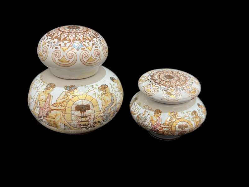 Perfume bottles/jars set Greece