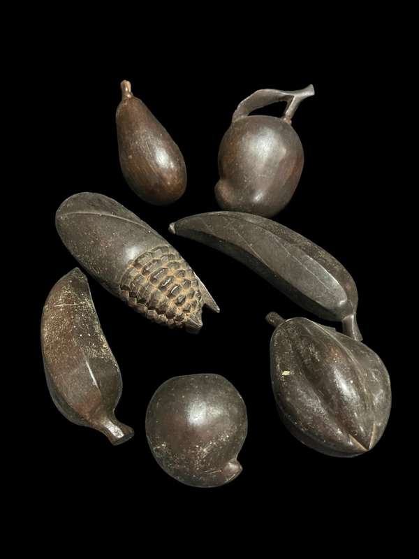Ornaments fruit wood
