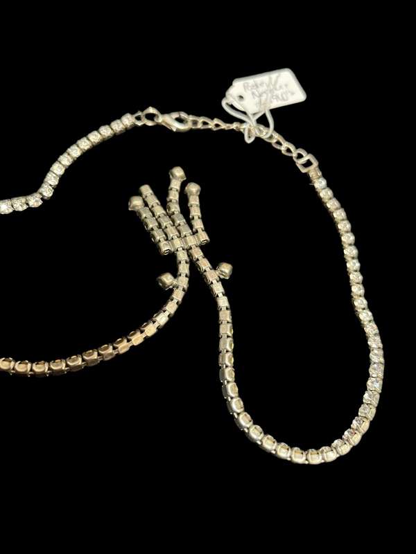 Necklace paste diamante