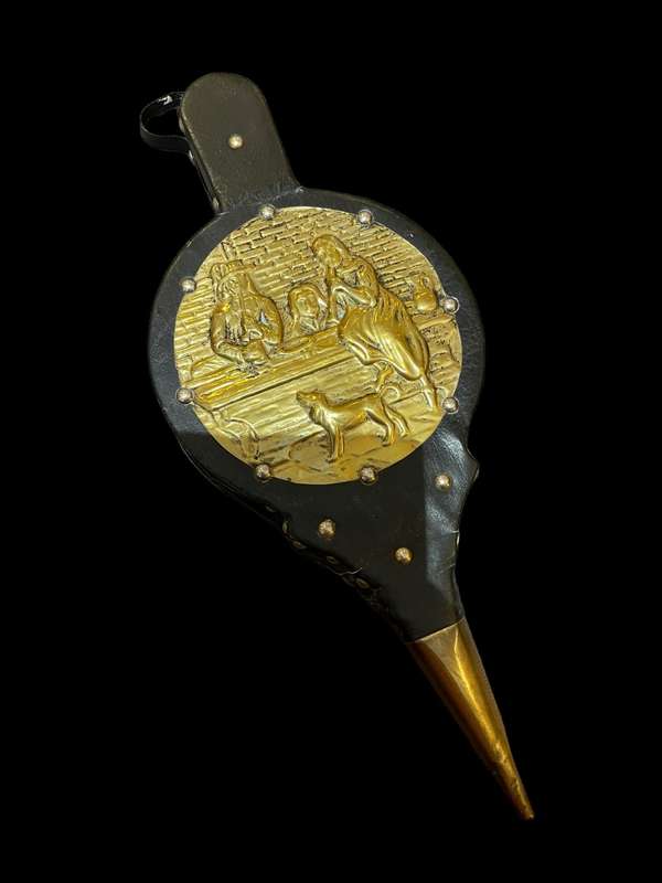 Bellows brass leather