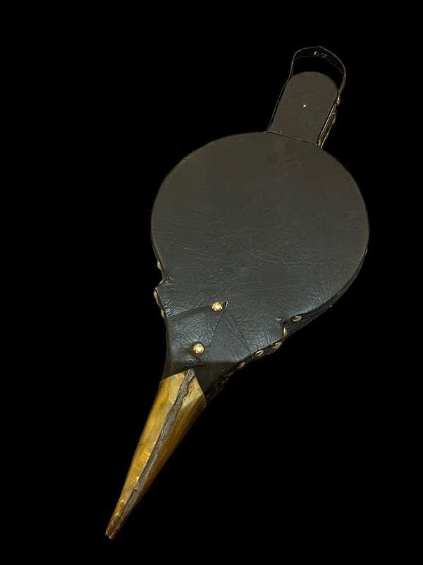 Bellows brass leather