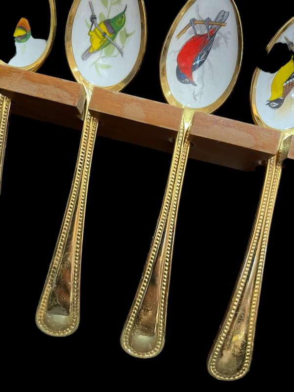Teaspoons gold plated