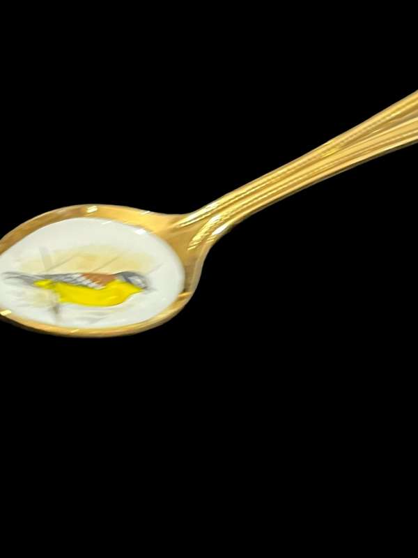 Teaspoons gold plated