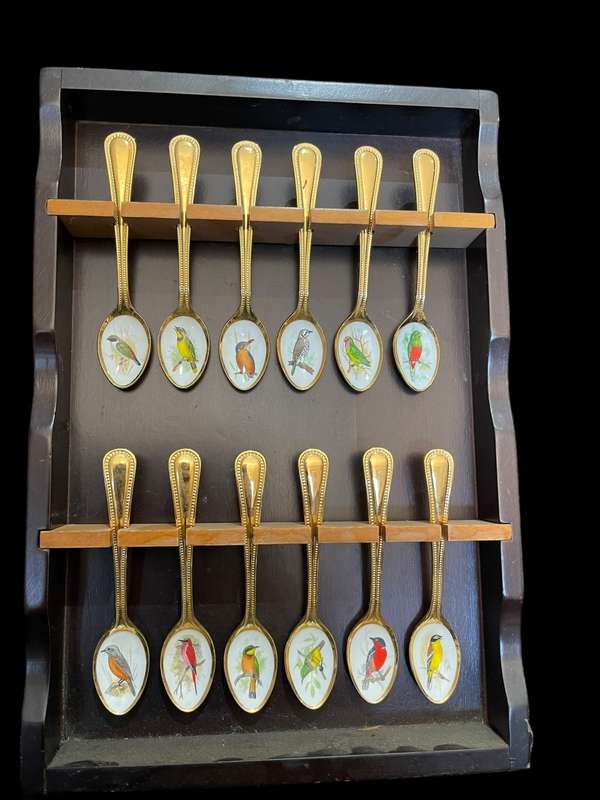 Teaspoons gold plated