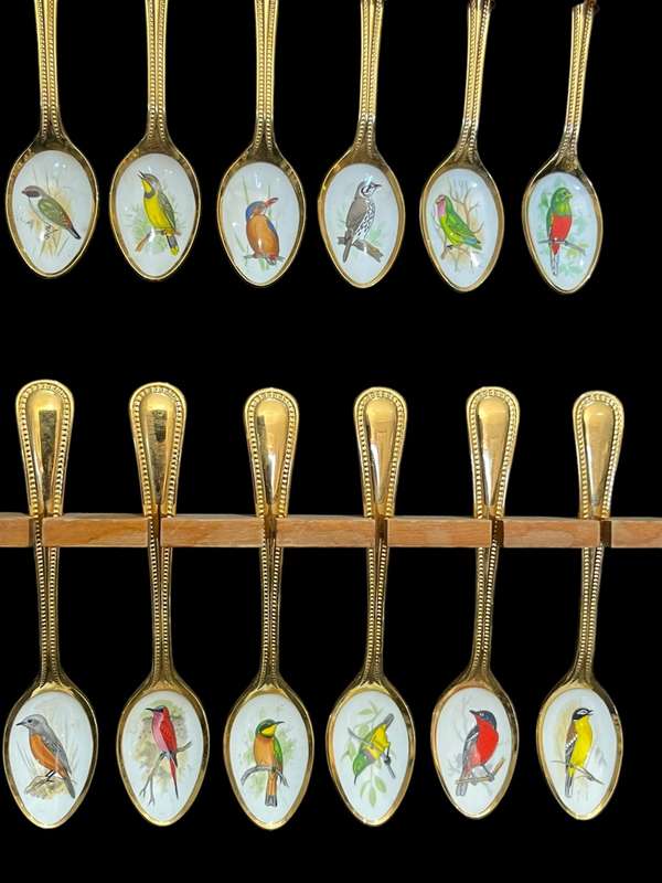 Teaspoons gold plated