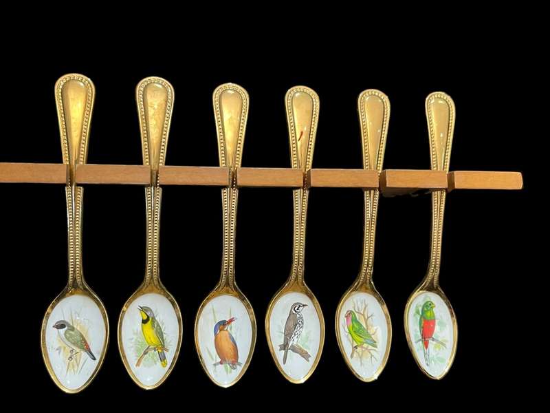 Teaspoons gold plated