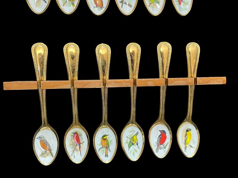 Teaspoons gold plated