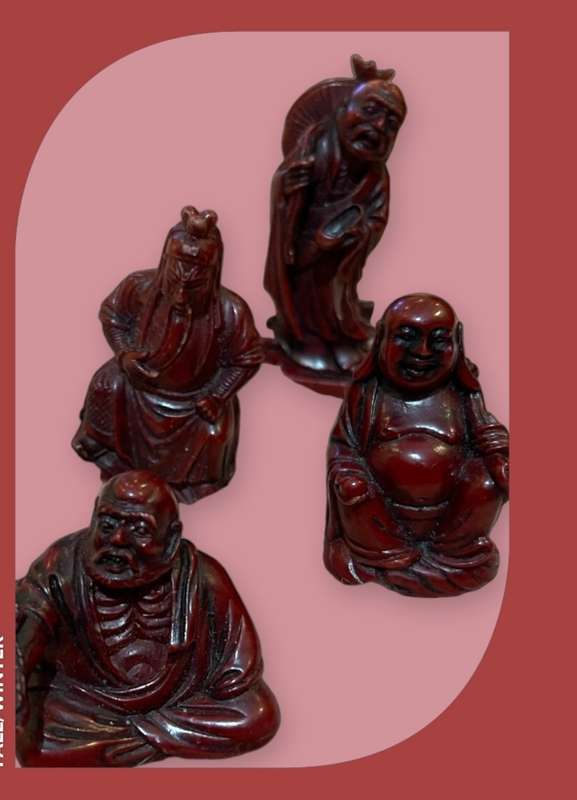 Ornaments Oriental x4