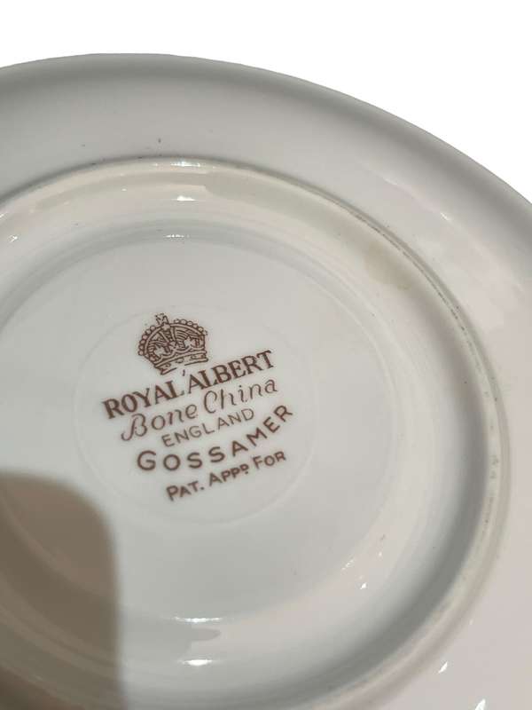 Saucers Royal Albert Gossamer each