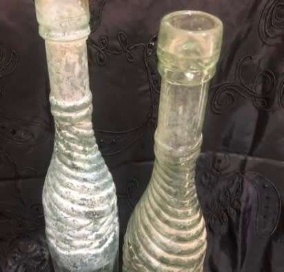 Bottles glass antique
