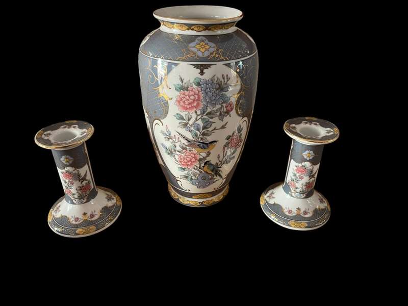 Vase candle holders Imari