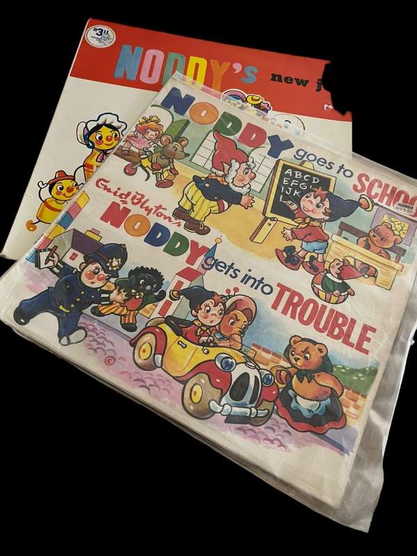 Noddy vinyl records/lps each