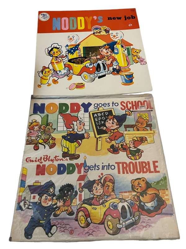 Noddy vinyl records/lps each