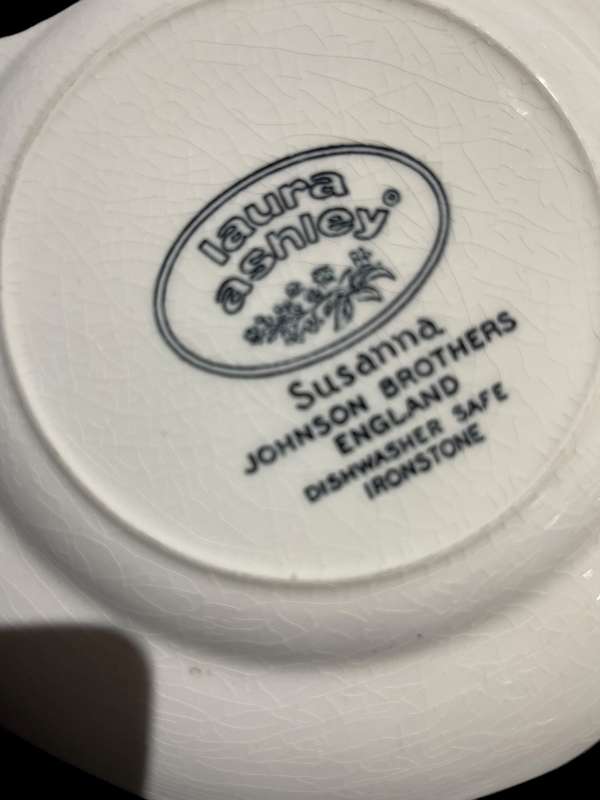 Cake/side plates Johnson x6