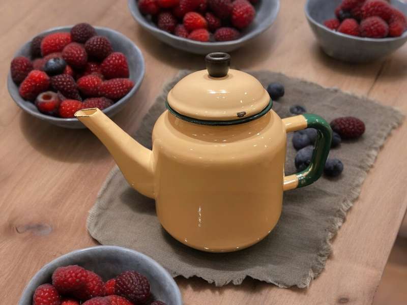 Teapot enamel
