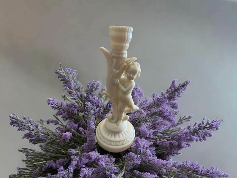 Candleholder cherub