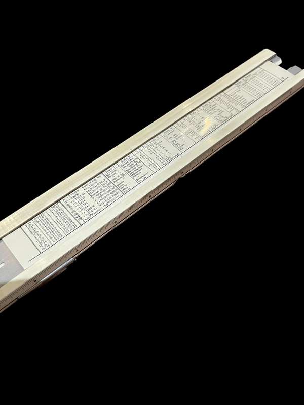 Slide ruler bamboo antique